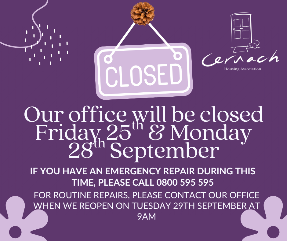September Weekend Closure